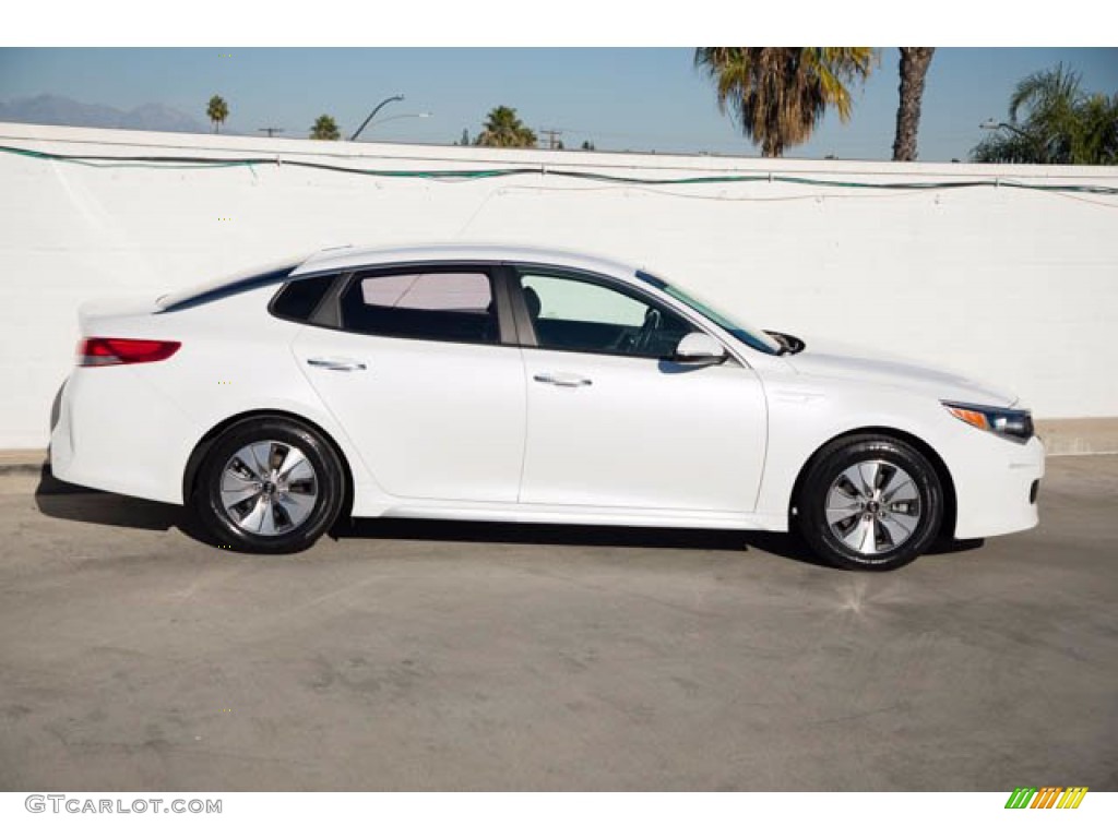 Snow White Pearl 2017 Kia Optima Hybrid Exterior Photo #140536069