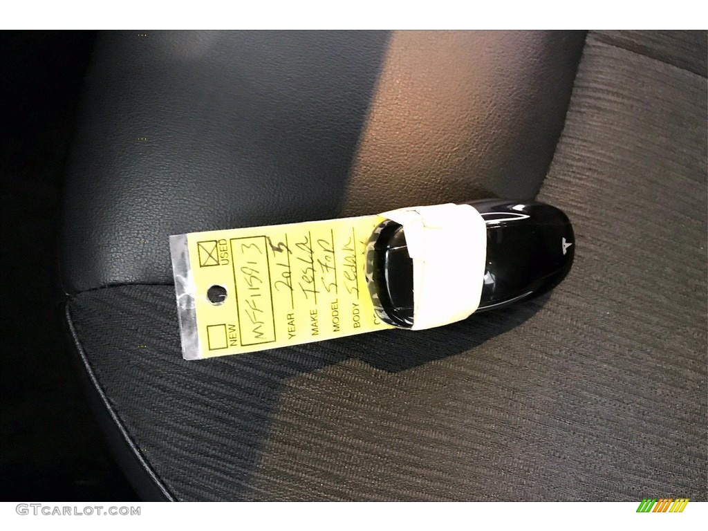 2015 Model S 70D - Midnight Silver Metallic / Black photo #10