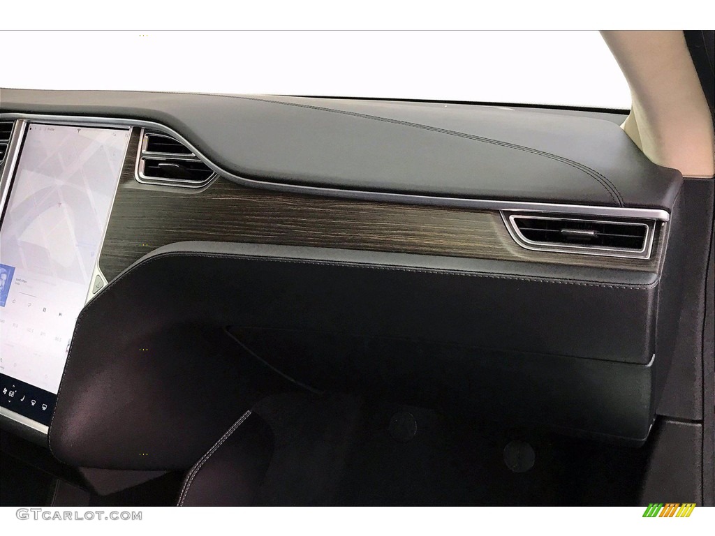 2015 Model S 70D - Midnight Silver Metallic / Black photo #15