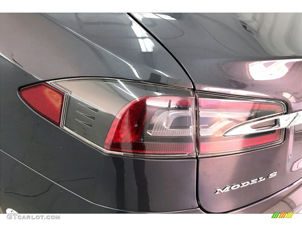 2015 Model S 70D - Midnight Silver Metallic / Black photo #28