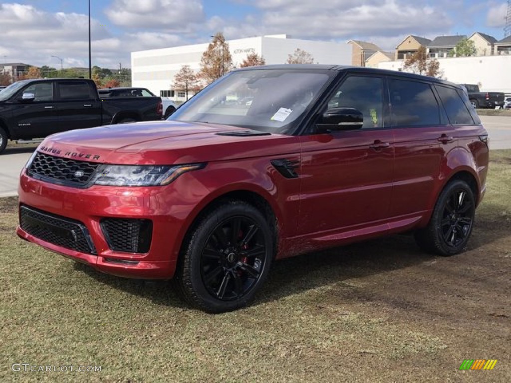 Firenze Red Metallic 2021 Land Rover Range Rover Sport HST Exterior Photo #140538464