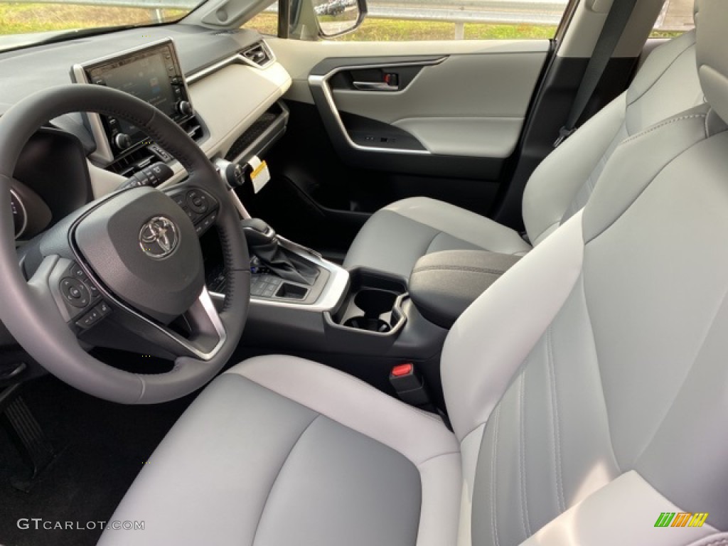 2021 RAV4 XLE Premium AWD - Midnight Black Metallic / Light Gray photo #4