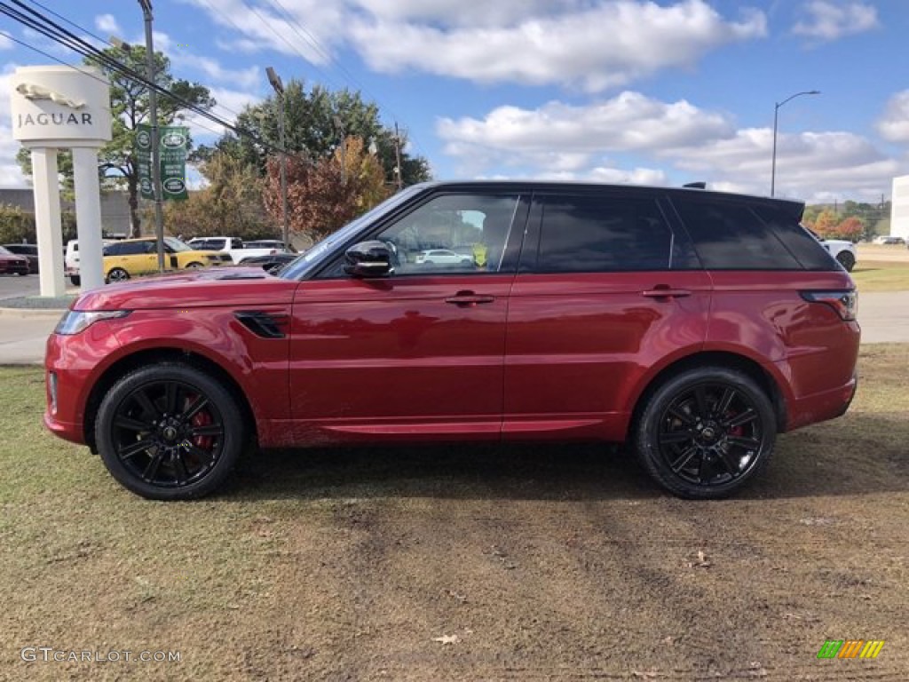 Firenze Red Metallic 2021 Land Rover Range Rover Sport HST Exterior Photo #140538570