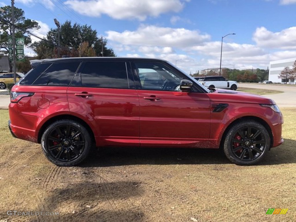 Firenze Red Metallic 2021 Land Rover Range Rover Sport HST Exterior Photo #140538591