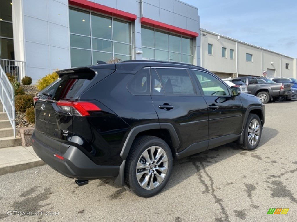 2021 RAV4 XLE Premium AWD - Midnight Black Metallic / Light Gray photo #14