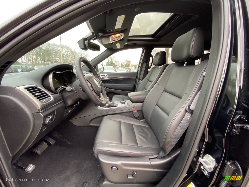 Black Interior 2021 Jeep Grand Cherokee Limited 4x4 Photo #140538780