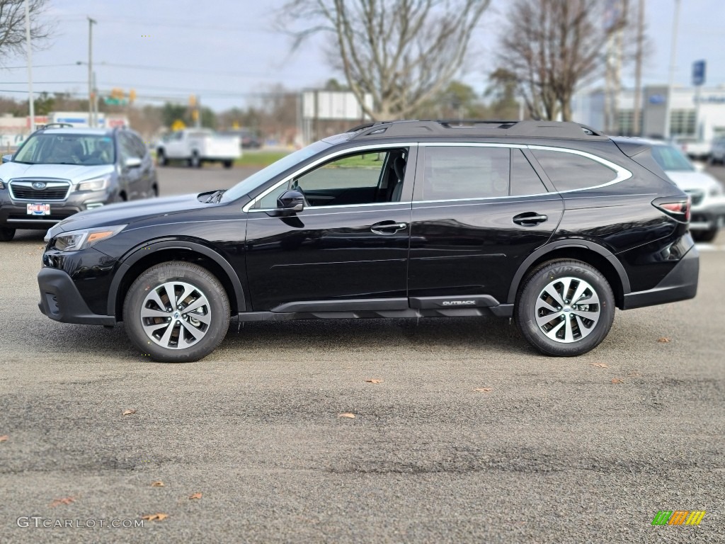 Crystal Black Silica 2021 Subaru Outback 2.5i Premium Exterior Photo #140538900