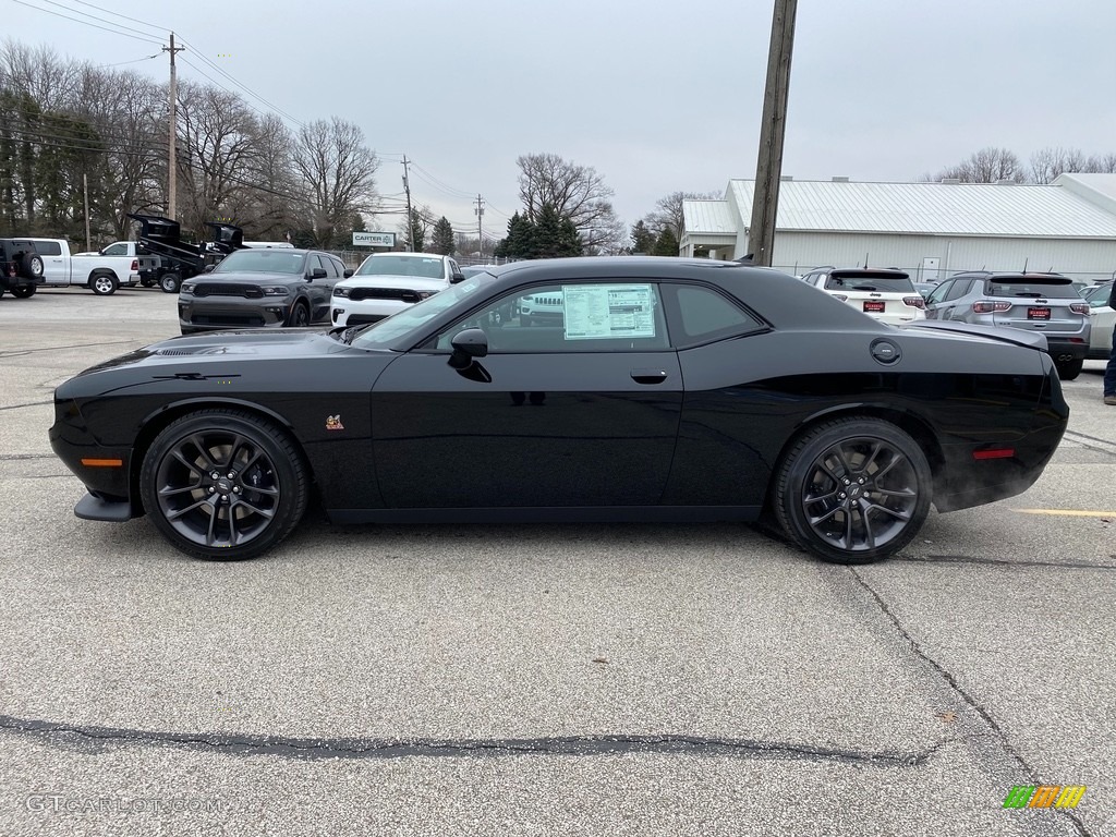 Pitch Black 2021 Dodge Challenger R/T Scat Pack Exterior Photo #140539266
