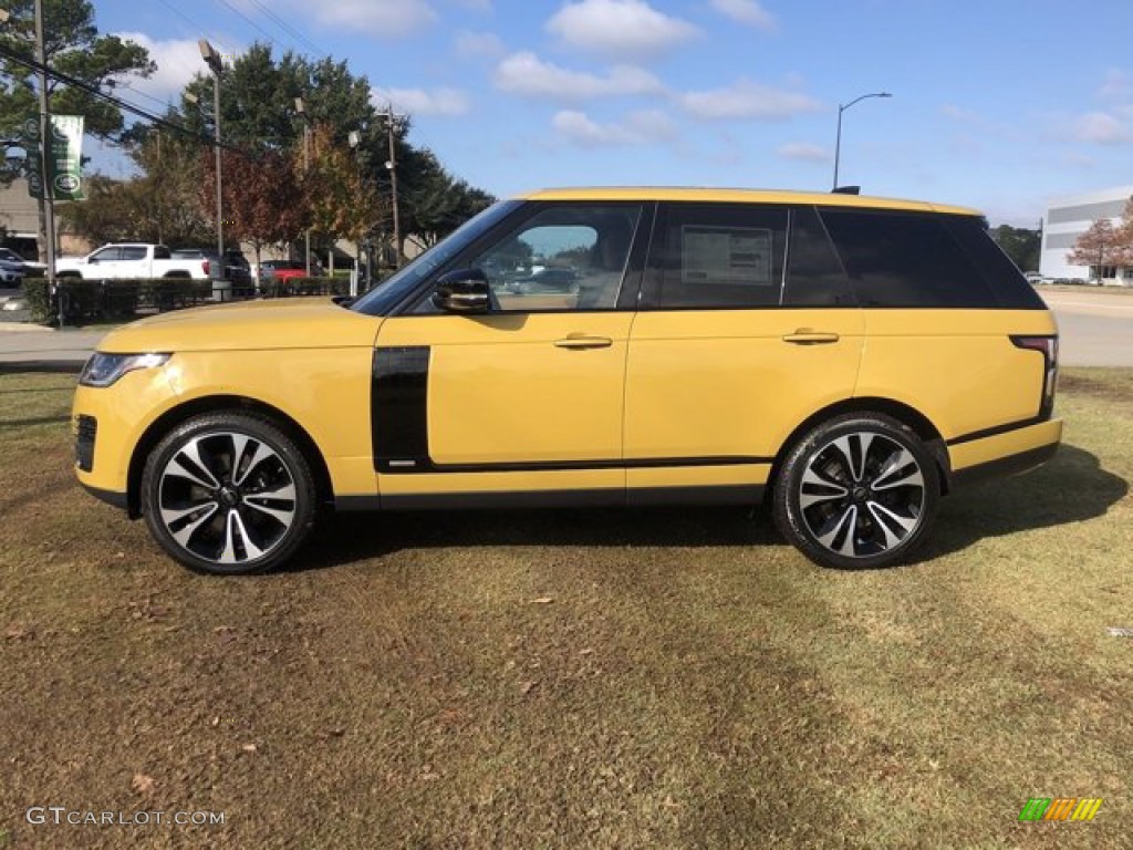 SVO Premium Palette Yellow 2021 Land Rover Range Rover Fifty Exterior Photo #140539272