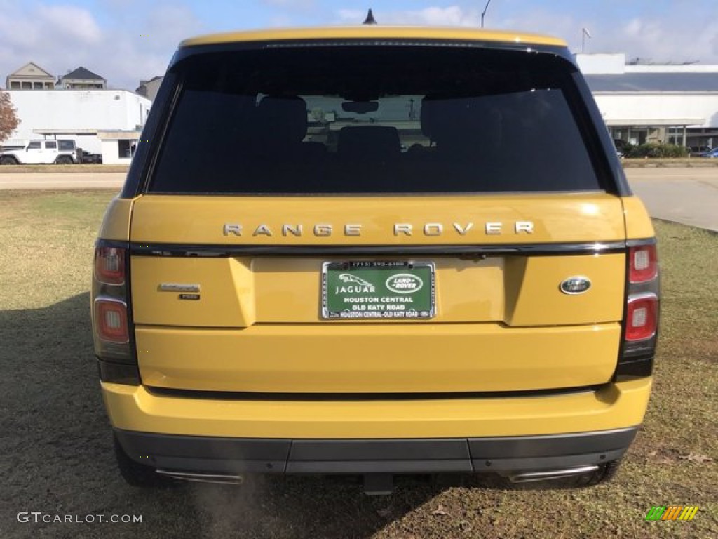 2021 Range Rover Fifty - SVO Premium Palette Yellow / Ebony photo #9
