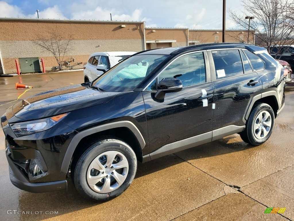 2021 RAV4 LE - Midnight Black Metallic / Black photo #1