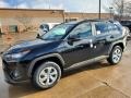 2021 Midnight Black Metallic Toyota RAV4 LE  photo #1