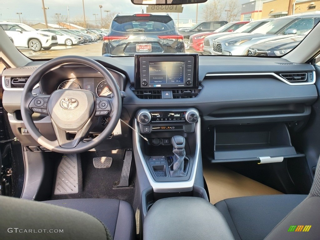 2021 RAV4 LE - Midnight Black Metallic / Black photo #4