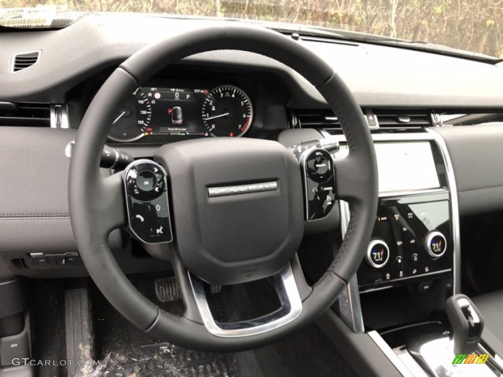 2020 Land Rover Discovery Sport S Ebony Steering Wheel Photo #140540427