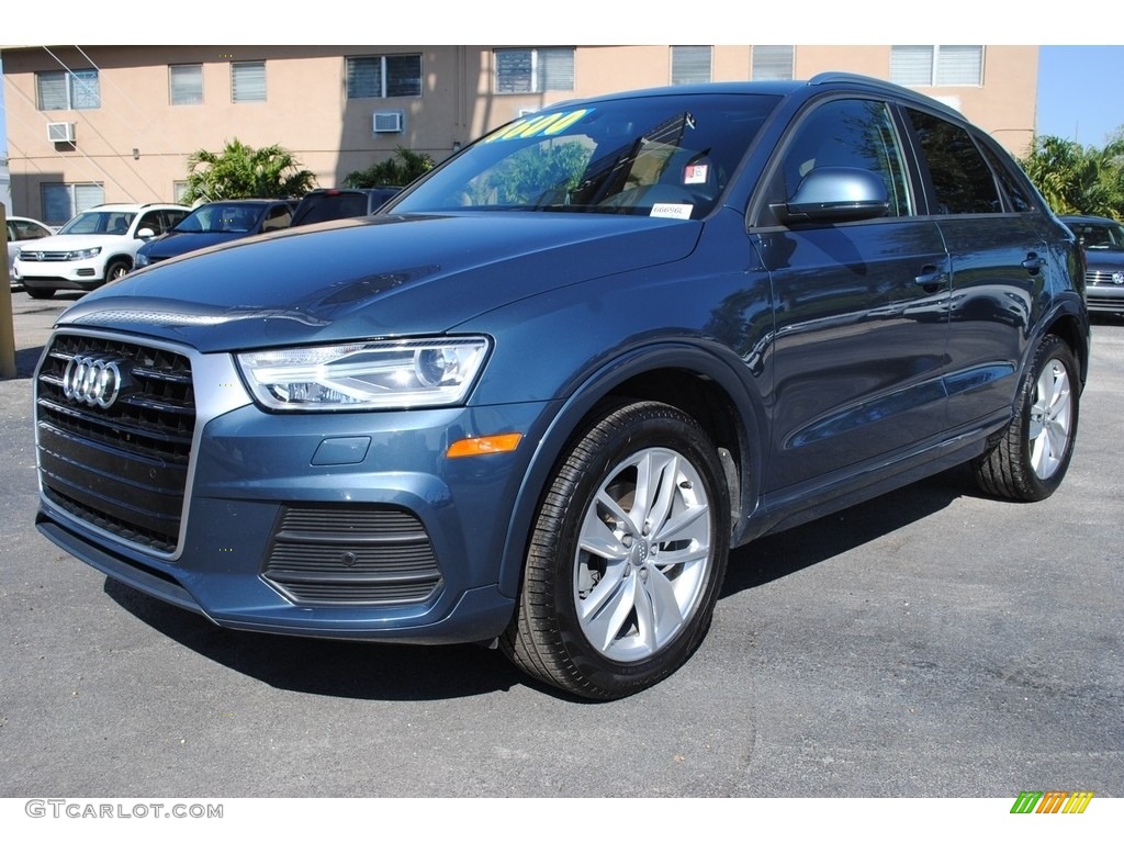 Utopia Blue Metallic 2017 Audi Q3 2.0 TFSI Premium Plus Exterior Photo #140540625