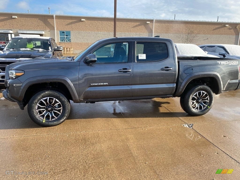 2021 Tacoma TRD Sport Double Cab 4x4 - Magnetic Gray Metallic / TRD Cement/Black photo #1