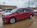 Ruby Flare Pearl 2021 Toyota Sienna Platinum AWD Hybrid Exterior