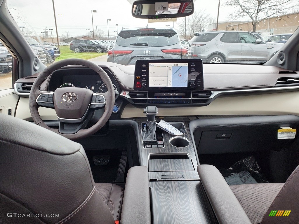 2021 Toyota Sienna Platinum AWD Hybrid Dashboard Photos