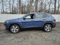 2021 Slate Blue Pearl Jeep Cherokee Limited 4x4  photo #3