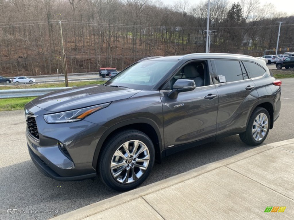 Magnetic Gray Metallic 2021 Toyota Highlander Hybrid Limited AWD Exterior Photo #140542587