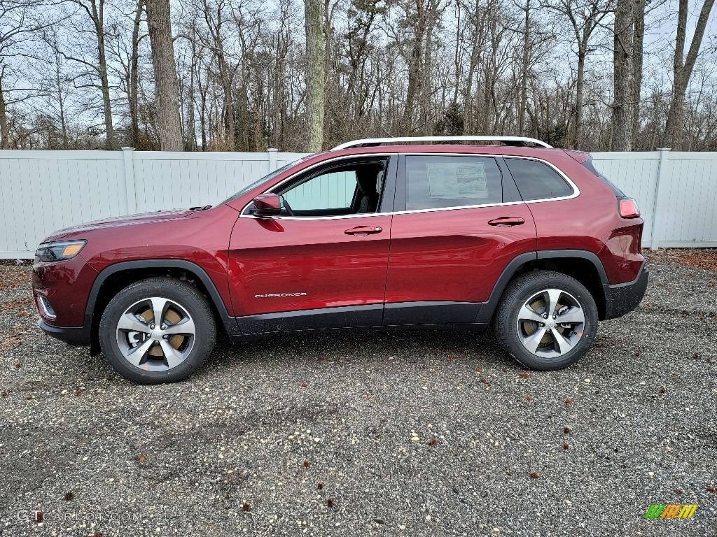 Velvet Red Pearl 2021 Jeep Cherokee Limited 4x4 Exterior Photo #140543043