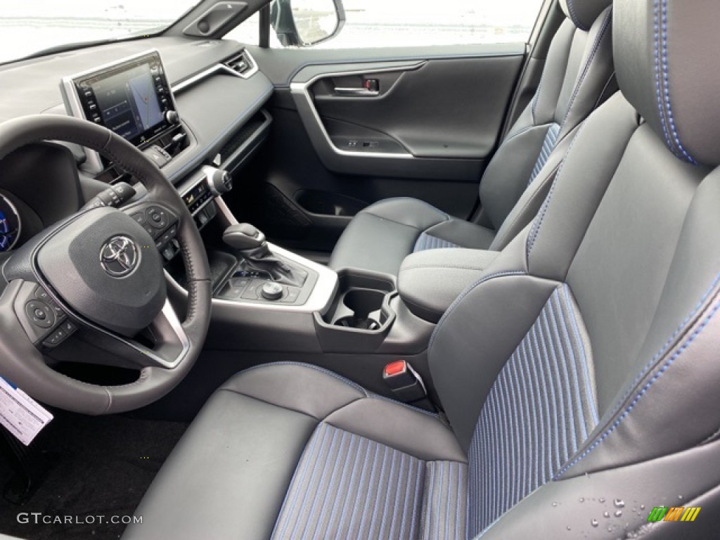 Black Interior 2021 Toyota RAV4 XSE AWD Hybrid Photo #140543334