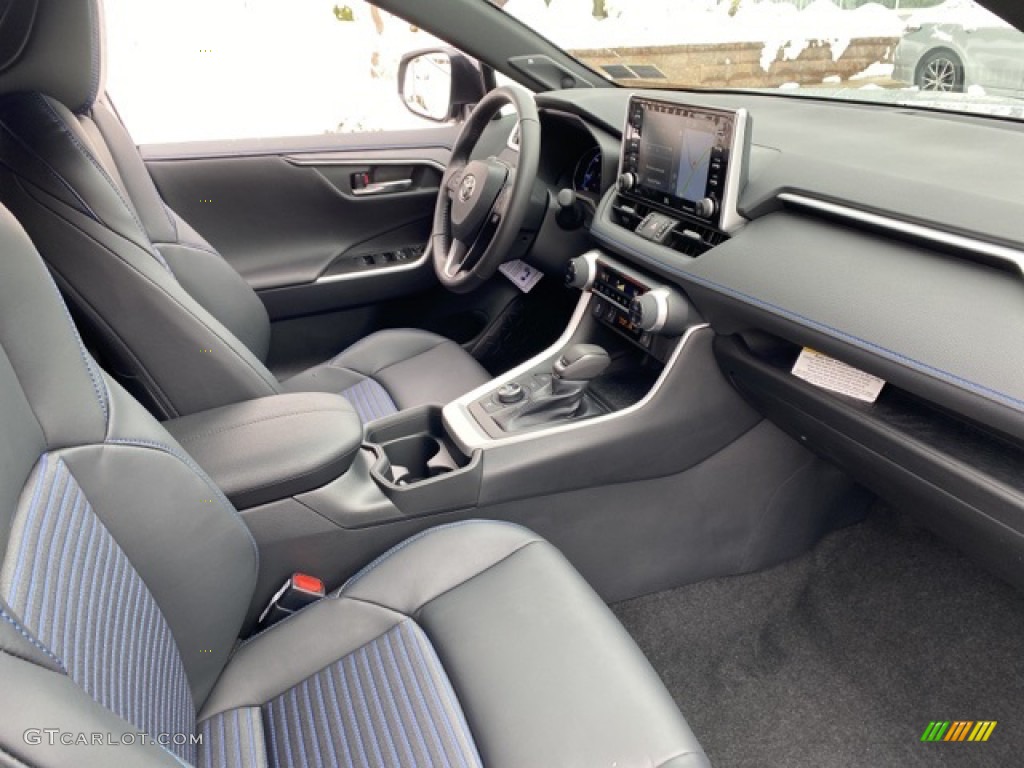 Black Interior 2021 Toyota RAV4 XSE AWD Hybrid Photo #140543484
