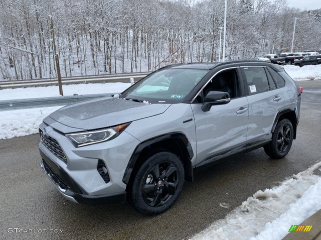 Silver Sky Metallic 2021 Toyota RAV4 XSE AWD Hybrid Exterior Photo #140543535