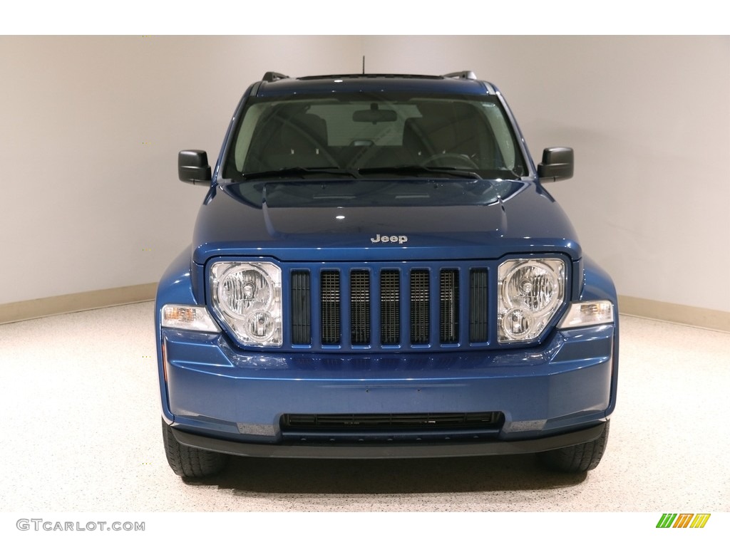 2010 Liberty Sport 4x4 - Deep Water Blue Pearl / Dark Slate Gray photo #2