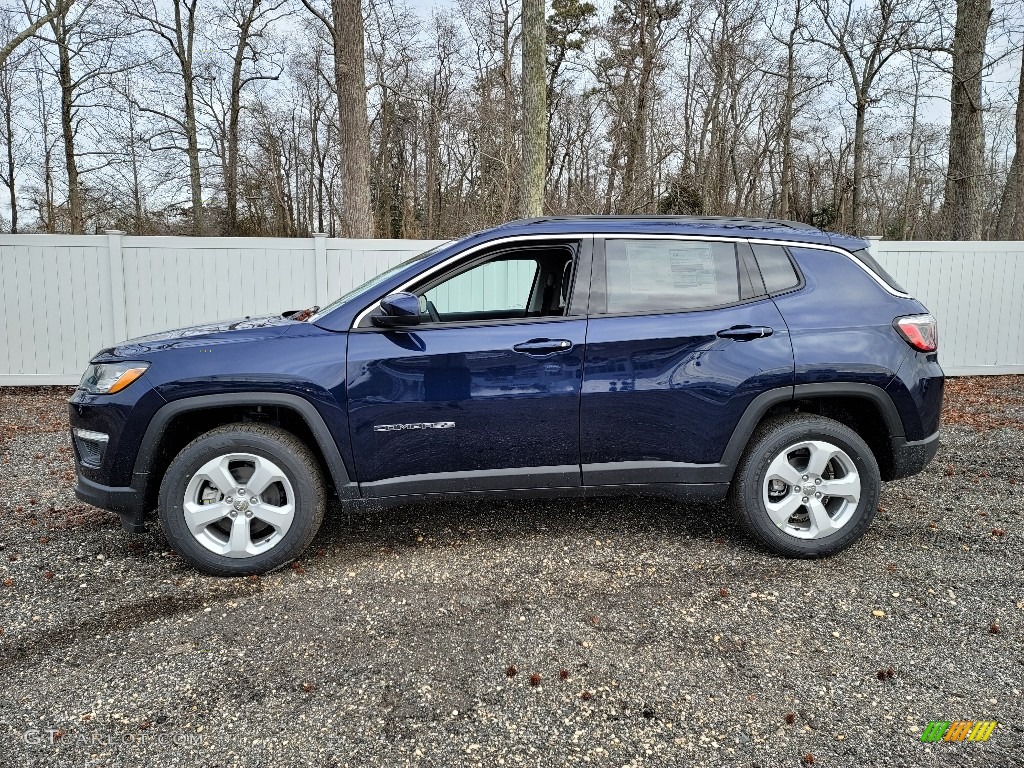 Jazz Blue Pearl 2021 Jeep Compass Latitude 4x4 Exterior Photo #140544096