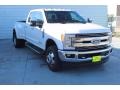 White Platinum - F350 Super Duty Lariat Crew Cab 4x4 Photo No. 2