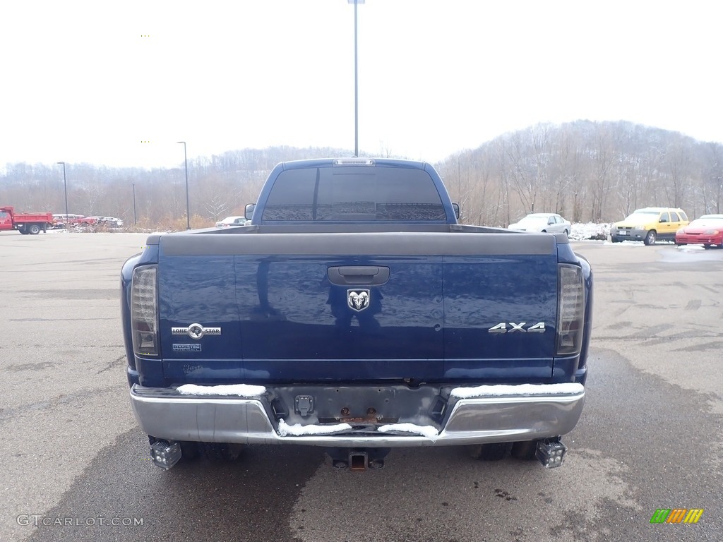 2009 Ram 3500 SLT Quad Cab 4x4 Dually - Patriot Blue Pearl / Khaki photo #10