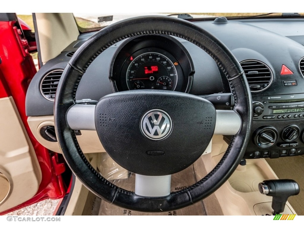 2008 New Beetle SE Convertible - Salsa Red / Cream Beige photo #29