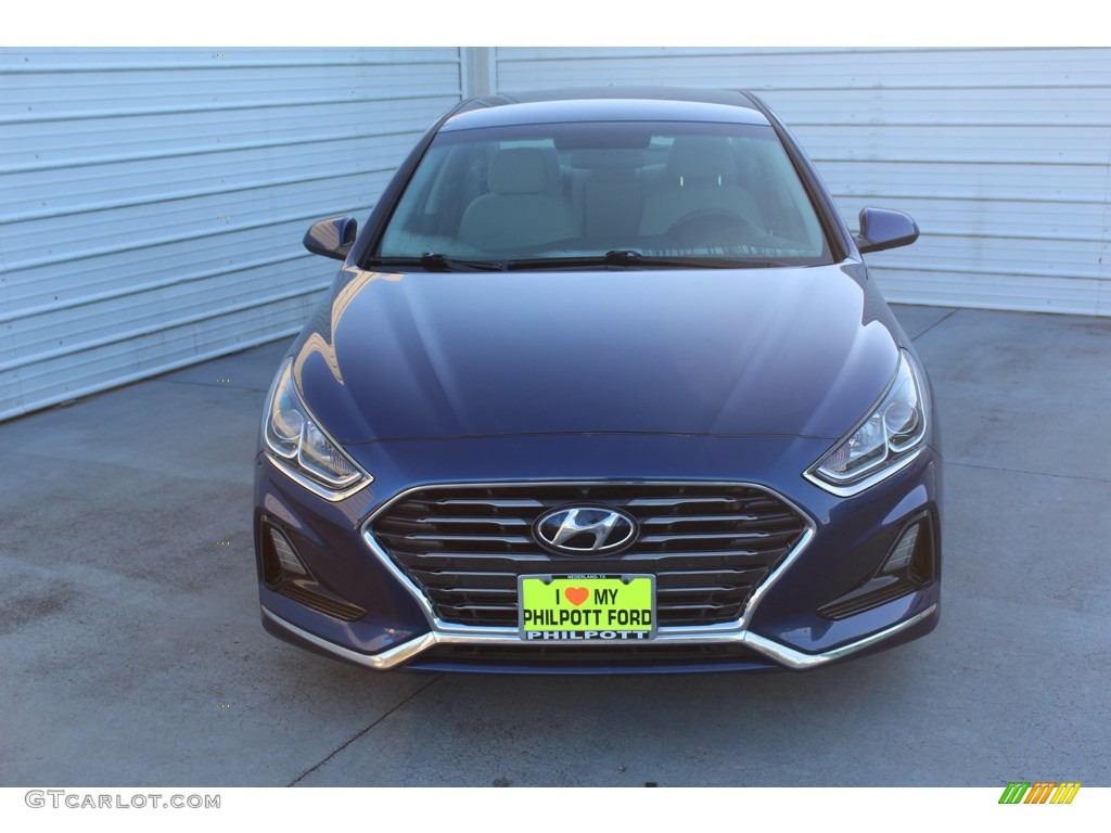 2018 Sonata SE - Lakeside Blue / Gray photo #3