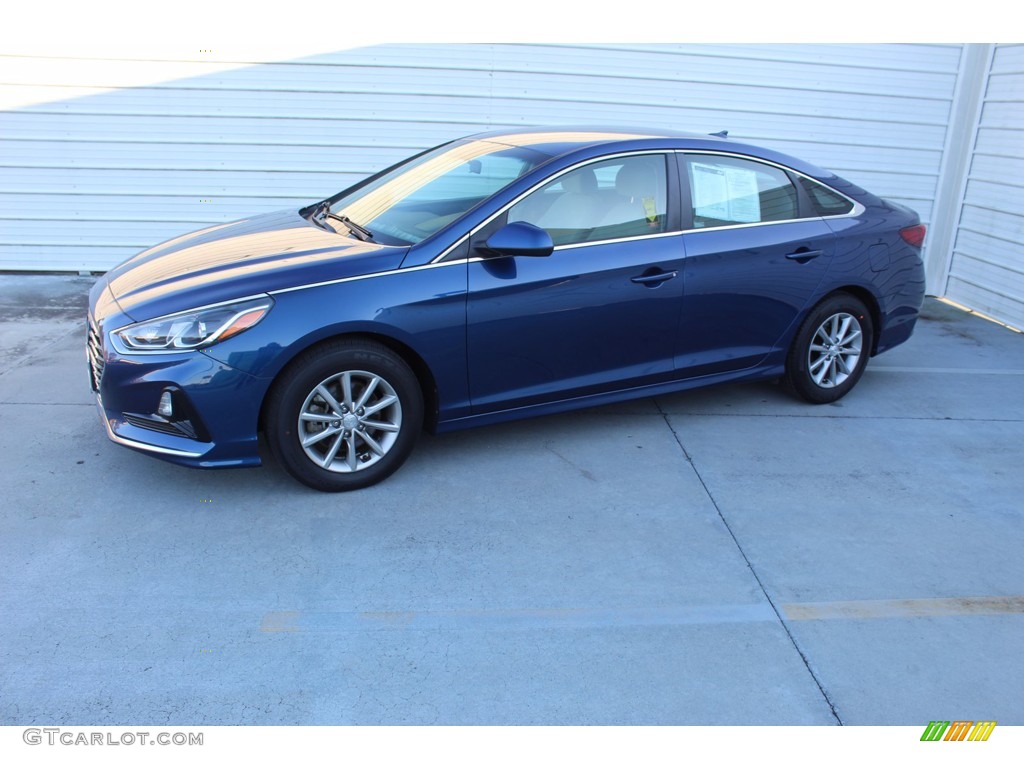 2018 Sonata SE - Lakeside Blue / Gray photo #5