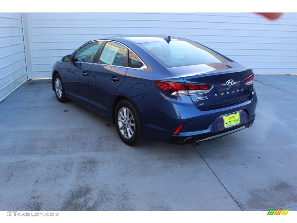 2018 Sonata SE - Lakeside Blue / Gray photo #7