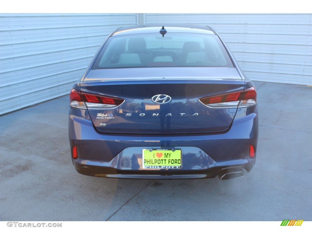 2018 Sonata SE - Lakeside Blue / Gray photo #8