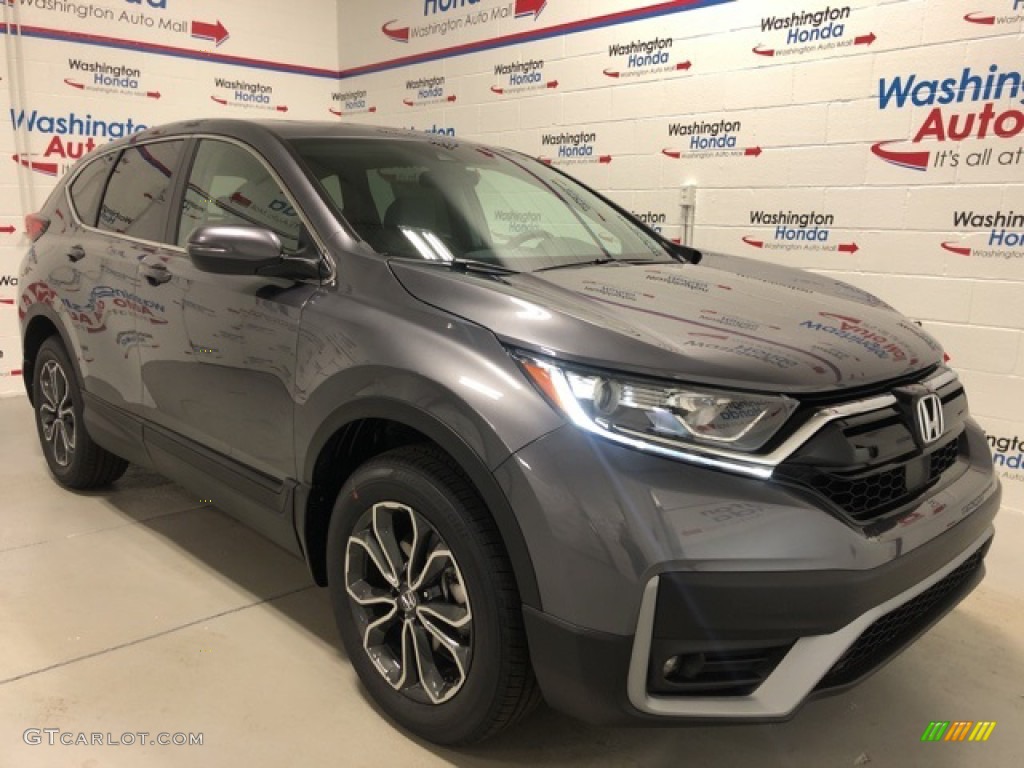 2021 CR-V EX AWD - Modern Steel Metallic / Gray photo #2