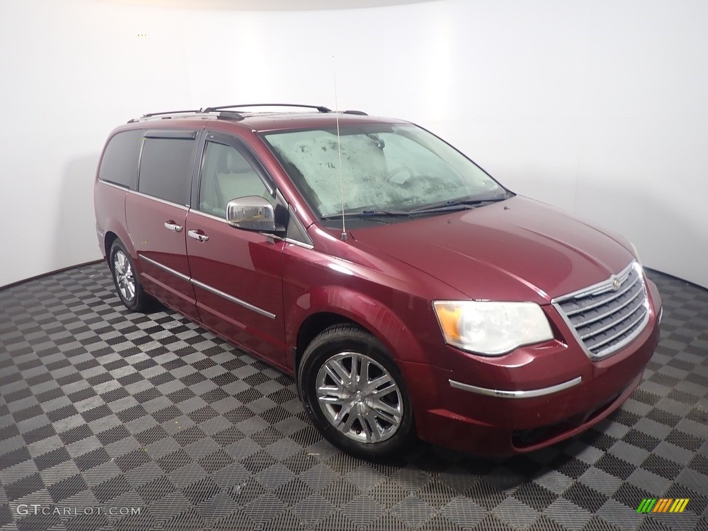 2008 Town & Country Limited - Inferno Red Crystal Pearlcoat / Medium Slate Gray/Light Shale photo #4