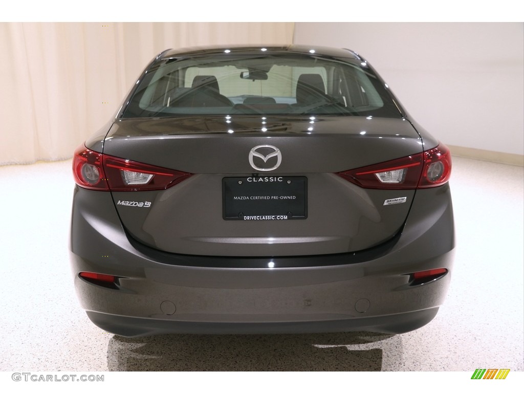 2018 MAZDA3 Sport 4 Door - Titanium Flash Mica / Black photo #18
