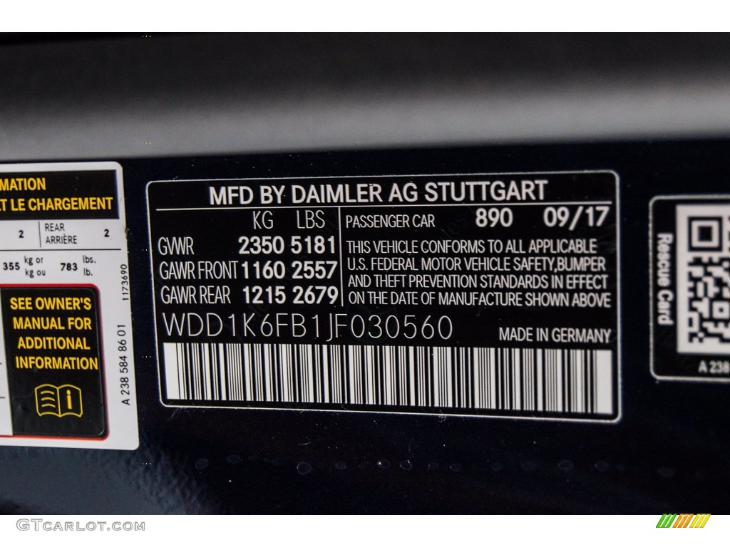 2018 E 400 Convertible - Lunar Blue Metallic / Macchiato Beige/Yacht Blue photo #20