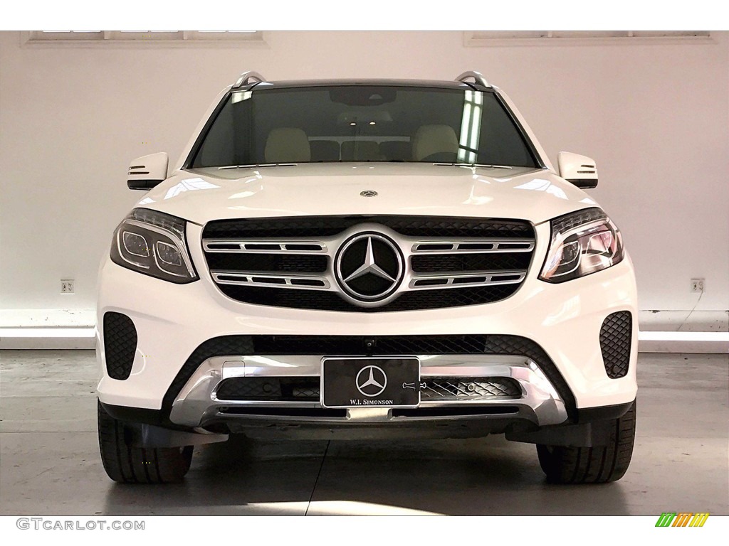 2018 GLS 450 4Matic - Polar White / Ginger Beige/Black photo #1