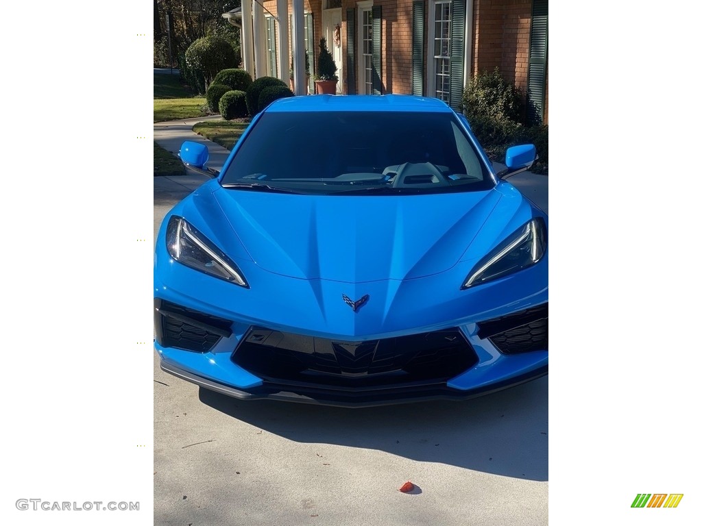 Rapid Blue 2020 Chevrolet Corvette Stingray Coupe Exterior Photo #140550285