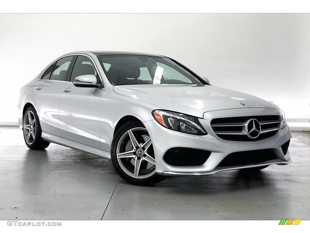 Iridium Silver Metallic 2018 Mercedes-Benz C 300 Sedan Exterior Photo #140551098
