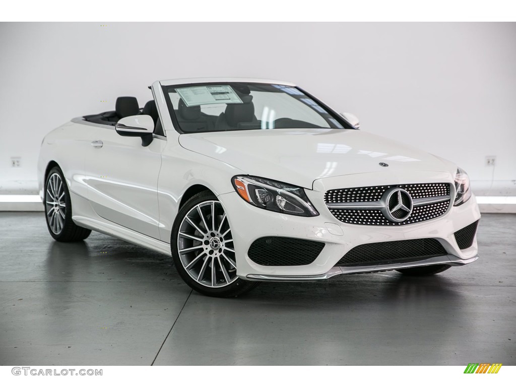 Polar White 2018 Mercedes-Benz C 300 Cabriolet Exterior Photo #140551319