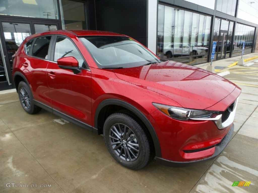 2021 CX-5 Touring AWD - Soul Red Crystal Metallic / Black photo #1