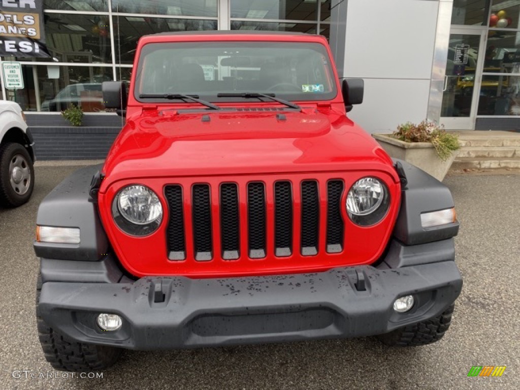 2020 Wrangler Sport 4x4 - Firecracker Red / Black photo #4