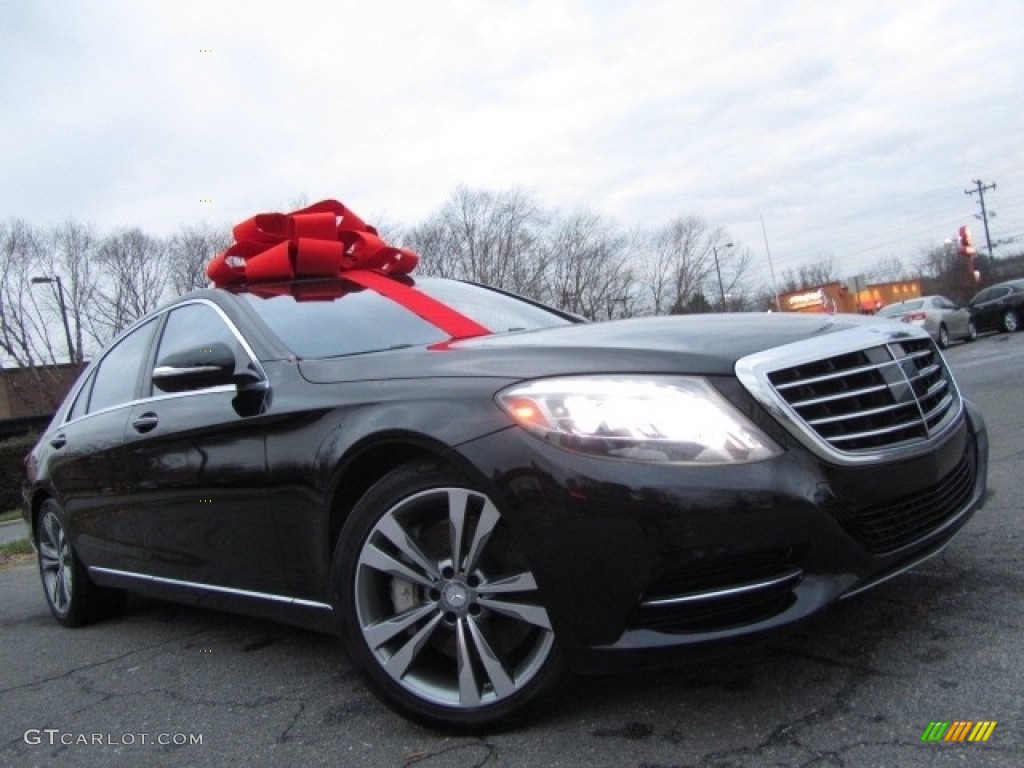 2014 S 550 4MATIC Sedan - Black / Black photo #1