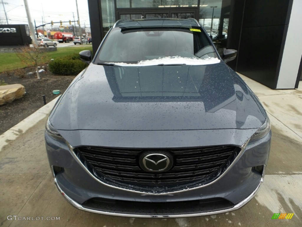 2021 CX-9 Carbon Edition - Polymetal Gray / Red photo #2