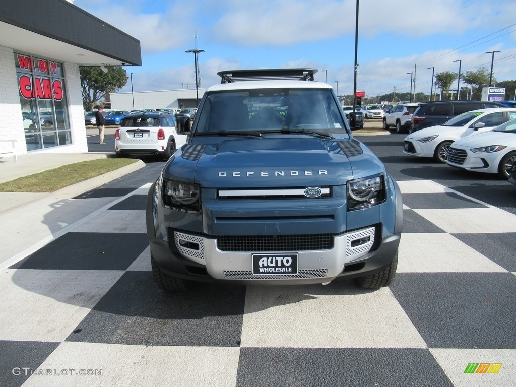 2020 Defender 110 SE - Tasman Blue Metallic / Khaki photo #2